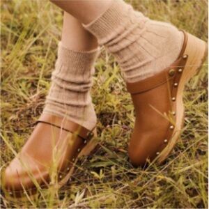 J.Crew convertible leather clogs sz 7.5 boho chic